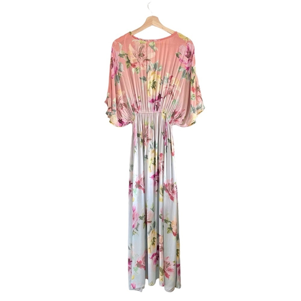 Cost Plus World Market Floral Maxi Dress - Pink and White - Picture 2 of 11